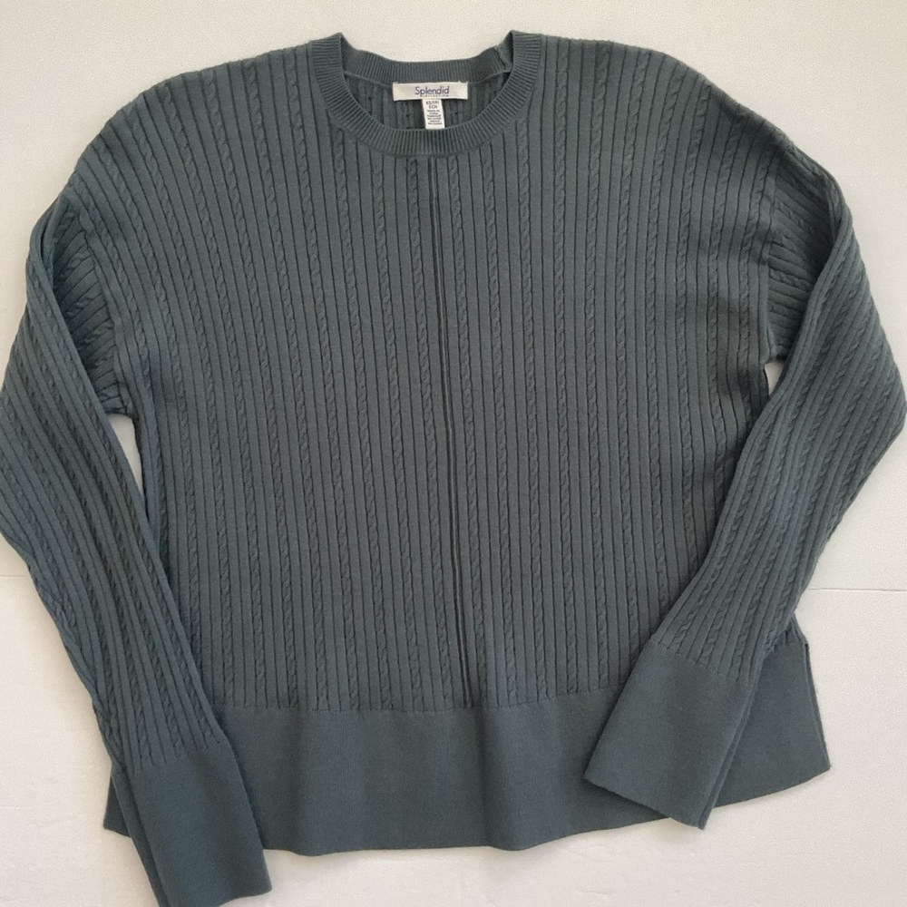 Splendid Collection Women’s Sweater Cable Knit Size XS